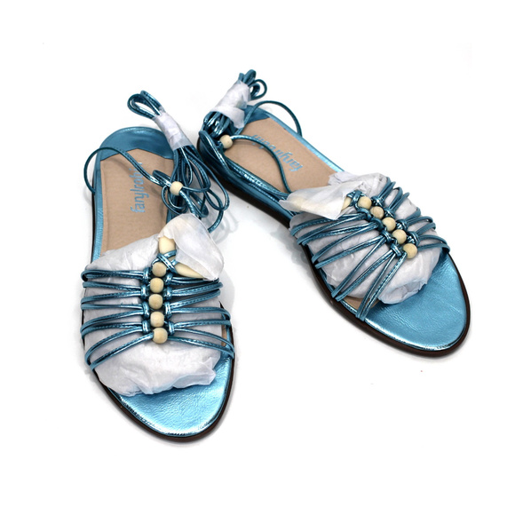 Farylrobin Biloxi Gladiator Sandals - 10, New In Box - Picture 2 of 3